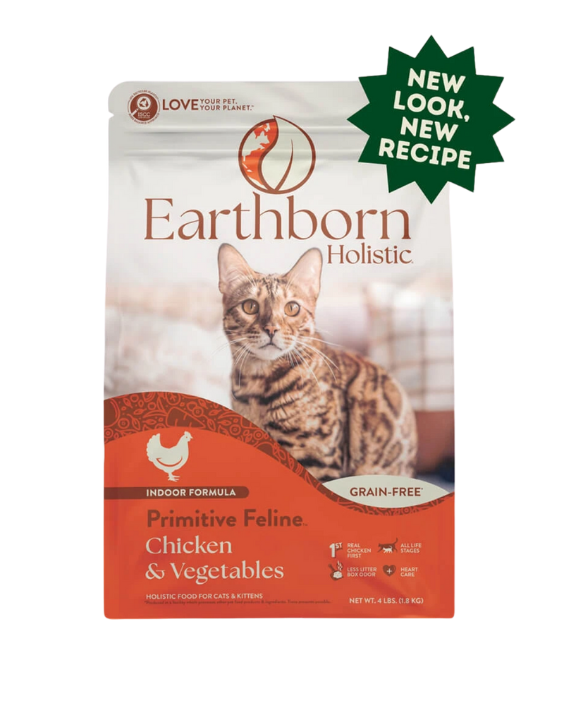 Earthborn Holistic Primitive Gato Libre de Granos - Pollo
