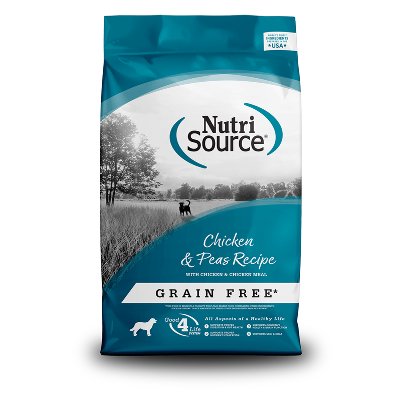 Nutrisource Adulto Libre de Granos - Pollo & Guisantes