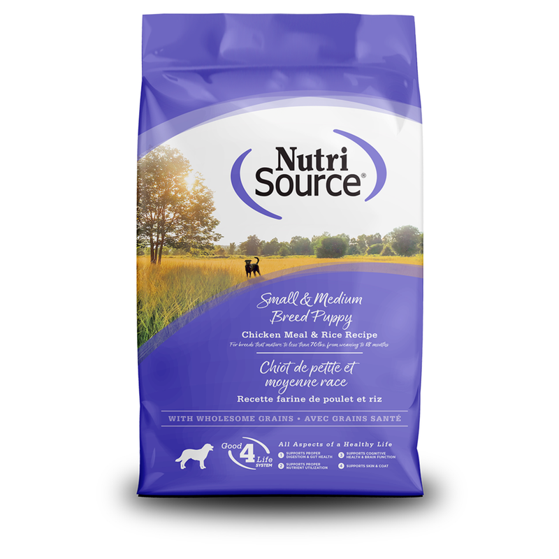 Nutrisource Cachorro Raza Pequeña & Mediana - Pollo & Arroz