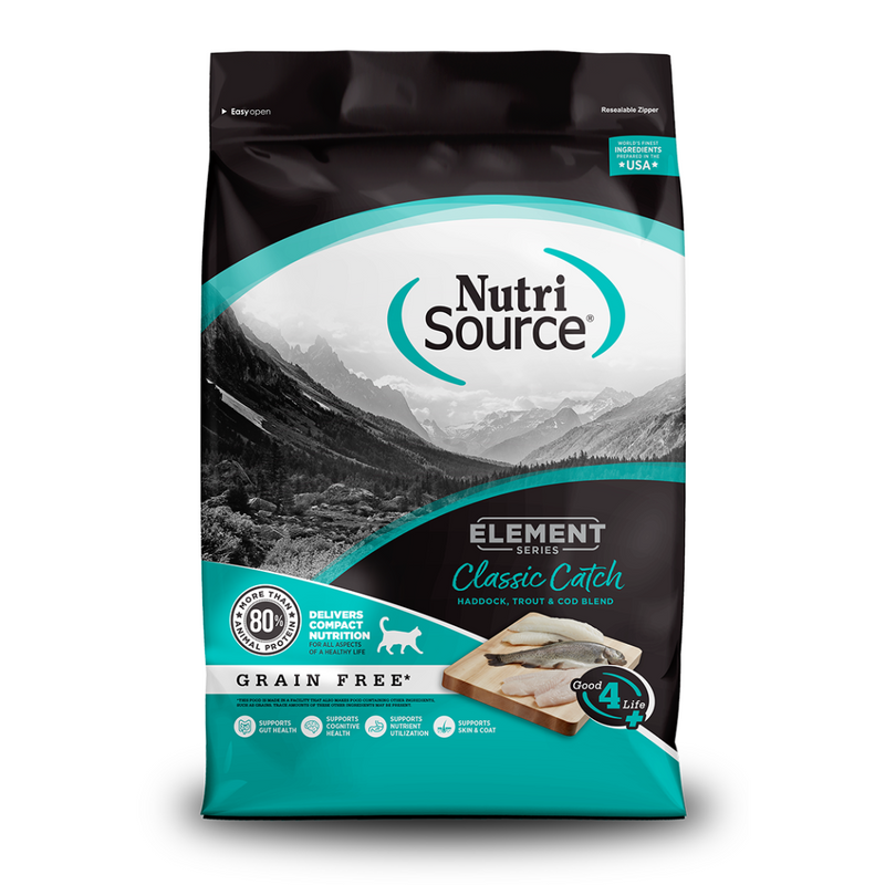 Nutrisource Gato Element Series Classic Catch - Eglefino, Trucha & Bacalao