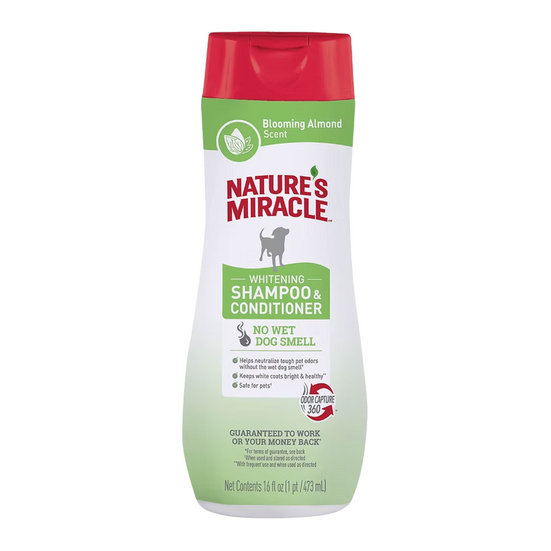 Natures Miracle Shampoo & Acondicionador Blanqueador (16 oz)