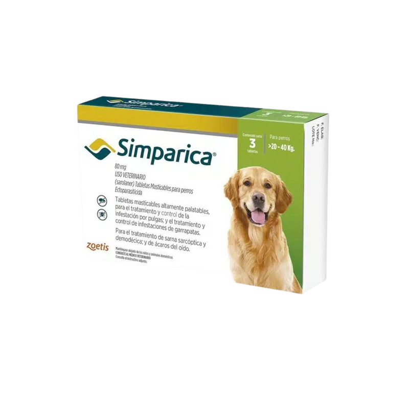 Simparica 80 Mg (20 kg - 40 kg)