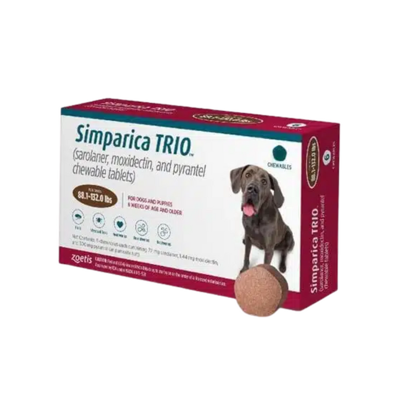 Simparica TRIO Brown 72 Mg (40 kg a 60 kg)