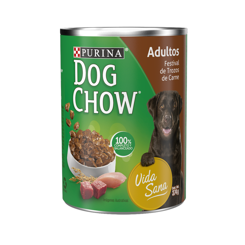 Dog Chow adulto carne (374g)