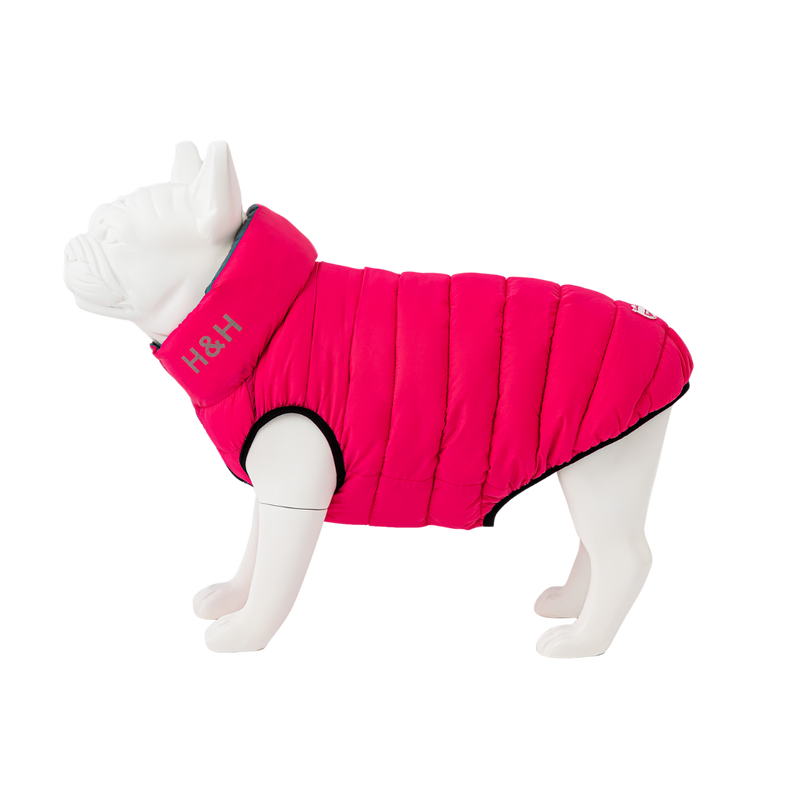 Hugo & Hudson Chaleco Reversible Pink/Grey