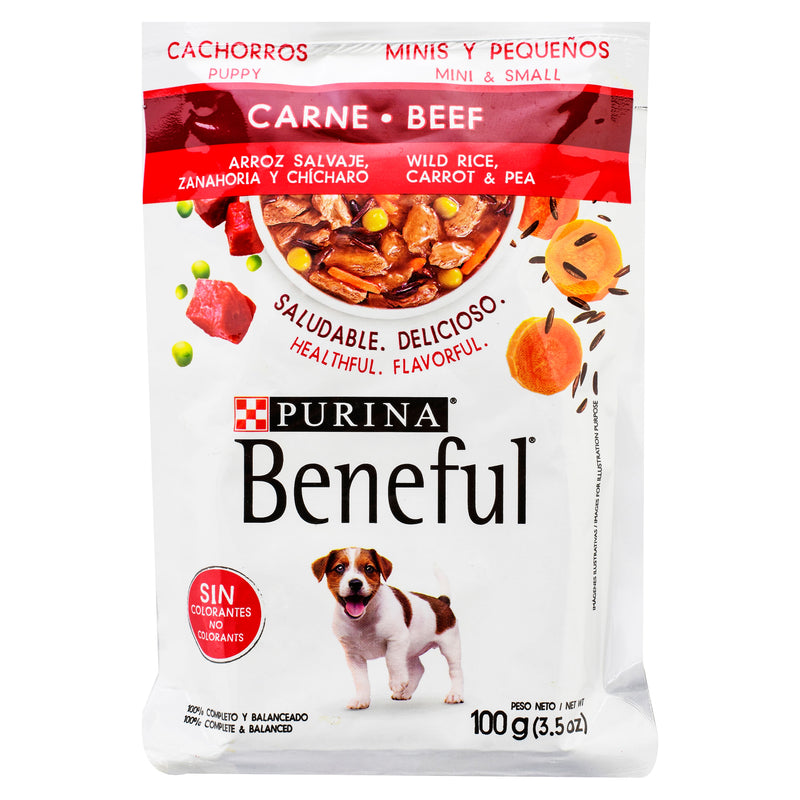 Beneful pouch de carne para cachorro (100g)