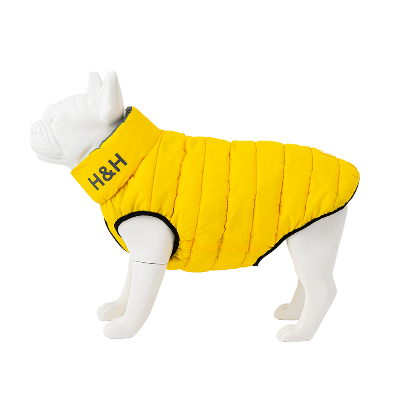 Hugo & Hudson Chaleco Reversible Yellow/Grey